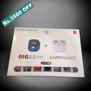 i20 Ultra 2 Max Suit (Smart Watch+Earphone)